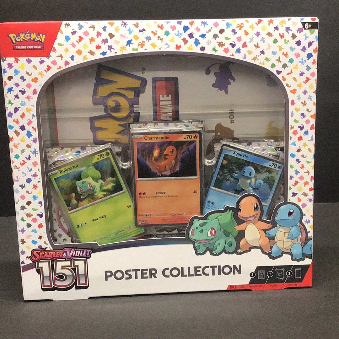 Framed Pokemon Kanto 151 Poster