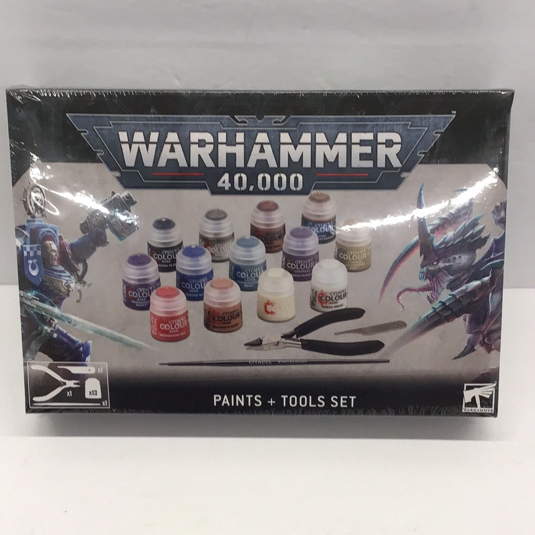  Games Workshop Warhammer 40,000 Paints and Tools Set