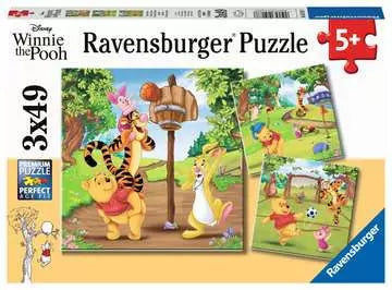 Winnie the Pooh - Sports Day 3x49pc Puzzle