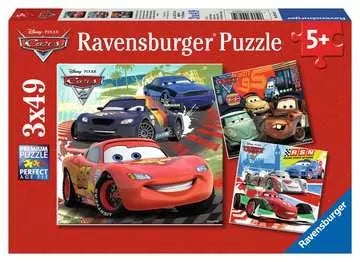 Worldwide Racing Fun 3x49pc puzzle