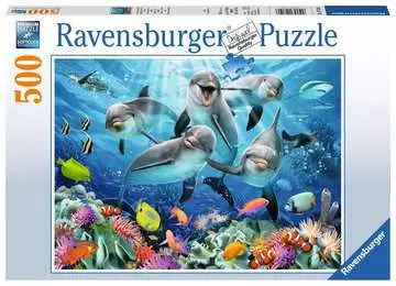 Dolphins in the Coral Reef 500pc Puzzle