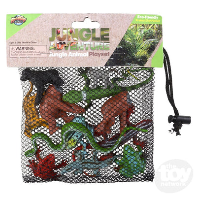 12pc Jungle Mesh Bag Play Set