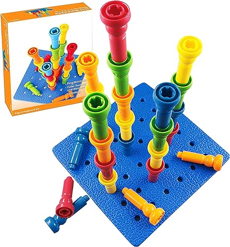 Lauri Tall-Stackers Pegs & Pegboard set