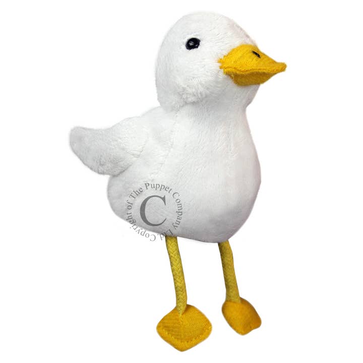 Finger Puppets: Duck (White)