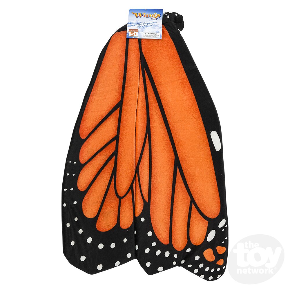 Plush Monarch Butterfly Wings