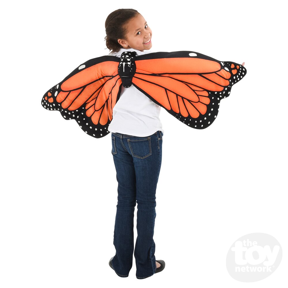 Plush Monarch Butterfly Wings