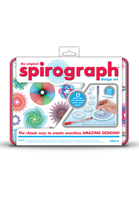 the Original Spirograph in a Tin